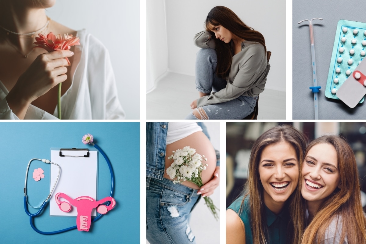 Online Childbirth Class Collage