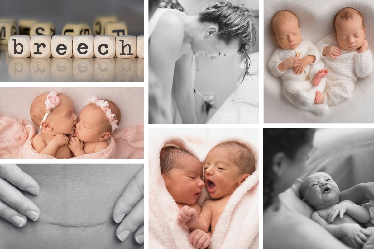 Online Childbirth Class Collage
