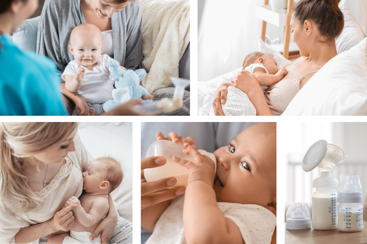 Online Childbirth Class Collage